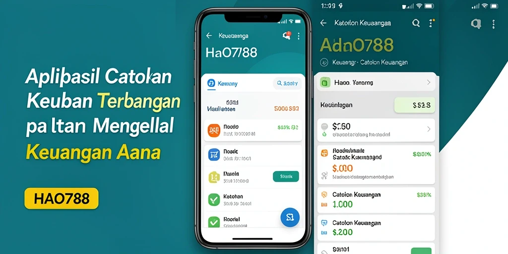 Tampilan antarmuka aplikasi Catatan Keuangan HAO788 yang ringkas dan user-friendly.