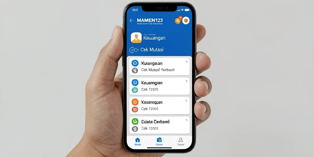 Antarmuka MAMEN123 yang ramah pengguna untuk Cek Mutasi.