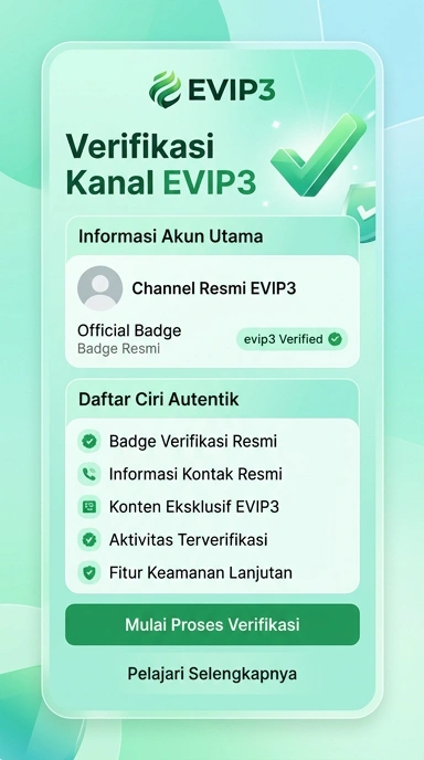 Kanal Resmi evip3 untuk Pengguna Android Indonesia
